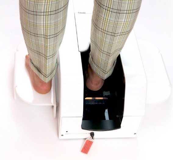Процесс сканирования ортопедическим 3D сканером UPOD-S