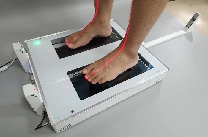 Процесс сканирования ортопедическим 3D сканером USOL-DUO